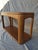 Burnt Orange Postmodern 2-Tiered Oak Console / SofaTable For Sale - Image 8 of 12