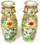 Pair of 19th Century Chinese Export Famille Rose Vases Gilt Foo Lion Handles For Sale In West Palm - Image 6 of 9