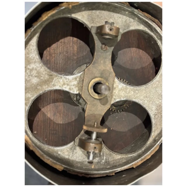 American Rare 1920s Horse Racing Gaming Wheel by Evans & Co Chicago For Sale - Image 3 of 14