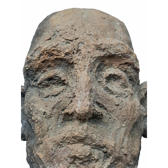Expressionist Terracotta Sculpture, Italy, 1960s For Sale - Image 8 of 9