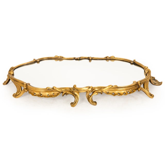 Late 19th Century French Louis XV Gilt Bronze Surtout De Table Circa 1880 For Sale - Image 5 of 14