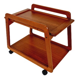 Vintage Danish Trolley in Teak from Sika Mobler, 1960s For Sale