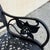 Mid 20th Century Contemporary Art Nouveau Style Cast Aluminum Garden Patio Garden Bench Loveseat For Sale - Image 10 of 15