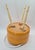 Mid-Century Modern Sewing Basket on Legs, 1970s For Sale - Image 9 of 10