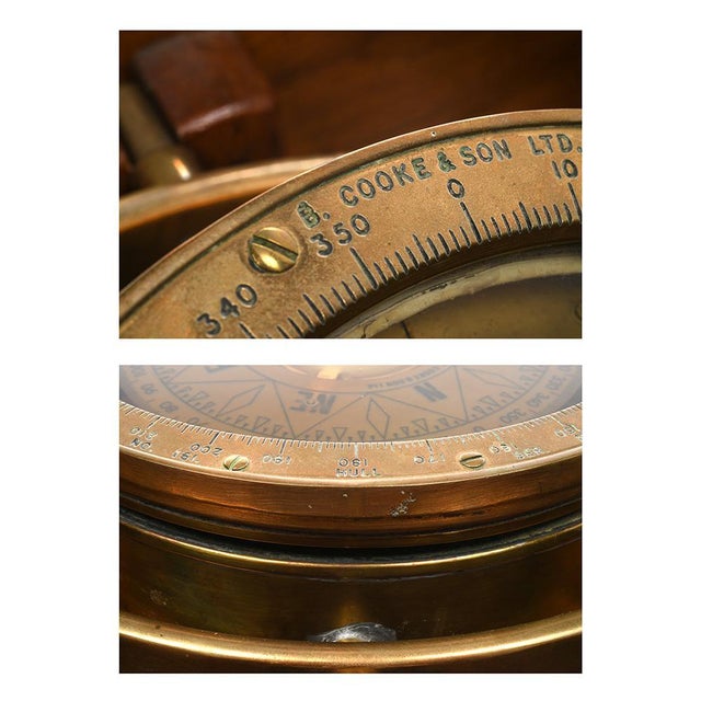 Road Compass Wooden Table by B.Cooke & Son ltd For Sale - Image 6 of 8