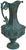 Antique French cast bronze vase with handle. Ornate engraved details. This beautiful accent ships within 1-2 business days...
