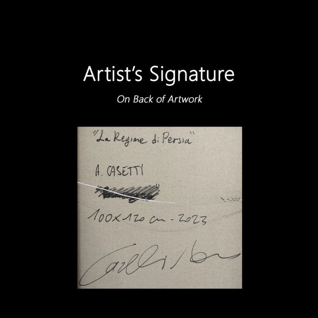 "The Queen of Persia" Original Artwork by Alessandro Casetti For Sale - Image 9 of 10