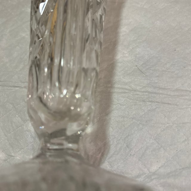 Bohemian Star Glass Vase For Sale - Image 4 of 4