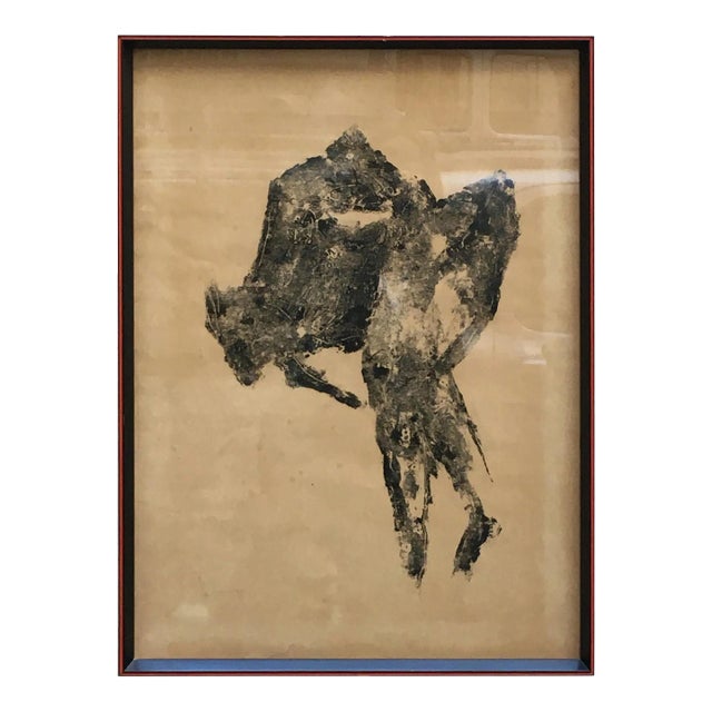 Abstract, Ink on Paper, Signed For Sale