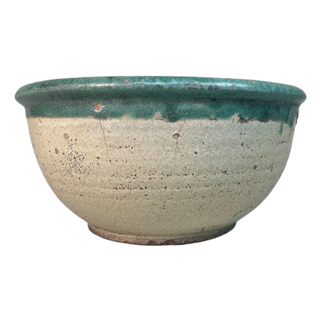 Wabi-Sabi Aesthetic Organic Ceramic Bowl, Japan, 1930s For Sale