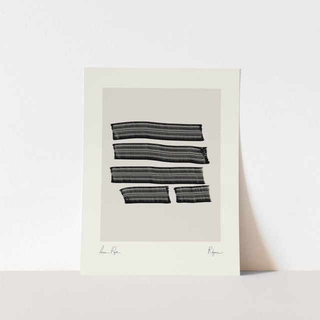 Contemporary Contemporary Abstract Lines Giclee Print For Sale - Image 3 of 4