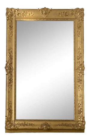 Mid 19th Century French Gilt Mirror