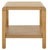 Tan Omara 1 Shelf Side Table in Natural For Sale - Image 8 of 8