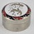 Vintage Siam Sterling Silver Enamel Pill Box Thai Dancers White, Blue & Red For Sale - Image 4 of 12