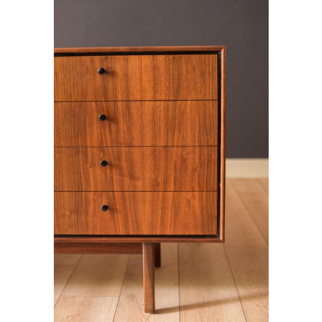Mid-Century Modern Mid Century Modern Walnut 12-Drawer Dresser by Jack Cartright for Founders Co. For Sale - Image 3 of 18