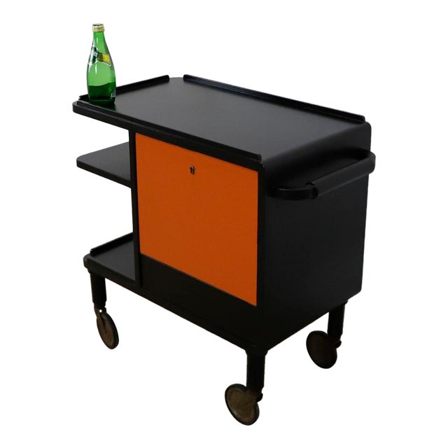 1960s Bauhaus Style Serving Cart For Sale