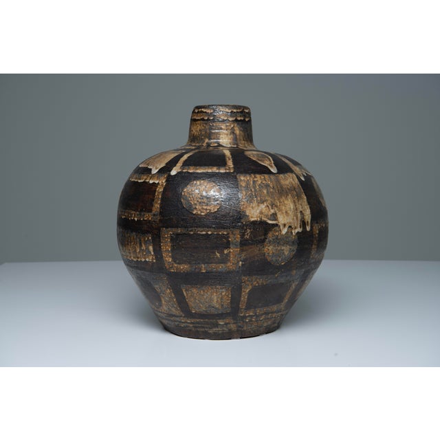 Mid-Century Modern German Ceramic Vase by Gerhard Liebenthron, 1964 For Sale - Image 3 of 12