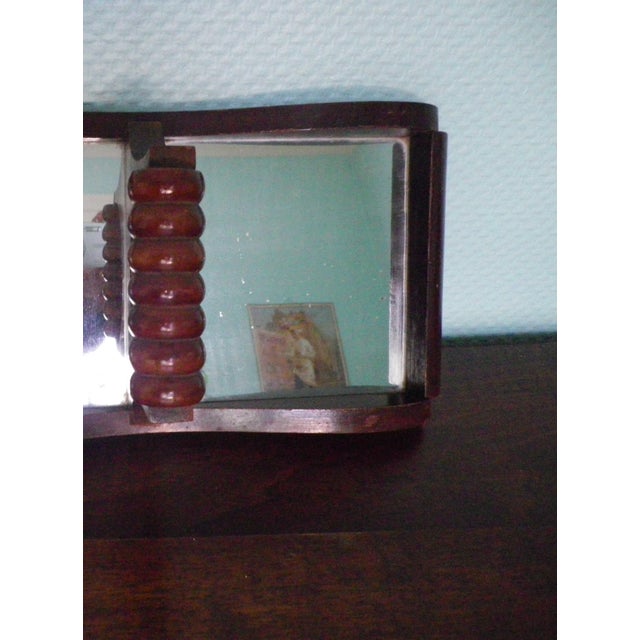 1950s Serving Dishes in Glass, Mirror and Wood, 1950s, Set of 4 For Sale - Image 5 of 14