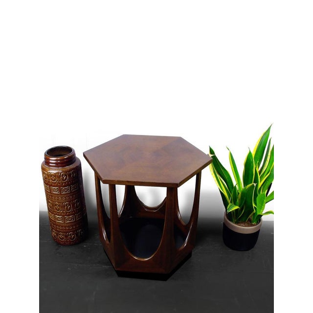 Mid-Century Modern Hexagon Occasion Side Table from G Plan, 1968 For Sale - Image 10 of 11