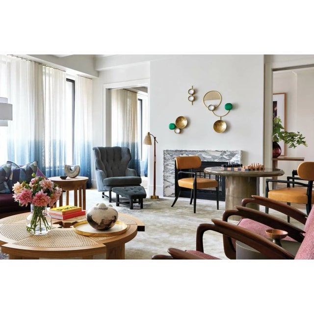 A rare set of "Janus" wing chairs and ottomans designed by Edward Wormley for Dunbar. One of his most iconic designs! In...