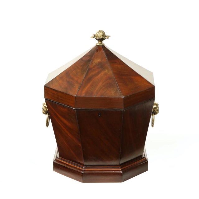 Late Regency Gilt-Metal-Mounted Mahogany Cellarette For Sale - Image 10 of 10