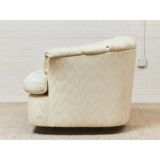Mid-Century Modern Mid 20th Century Palm Springs Style Rolled Arm Club Chair For Sale - Image 3 of 12