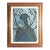 1964 Abstract Mixed Media on Paper Painting of St. Francis For Sale