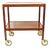 Bar Cart Serving Trolley by Julius Jirasek for Werkstätte Hagenauer, Vienna, 1930s For Sale