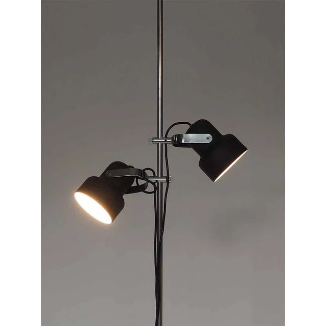 Floor Lamp With Brown Adjustable Shades, 1970s For Sale - Image 6 of 7