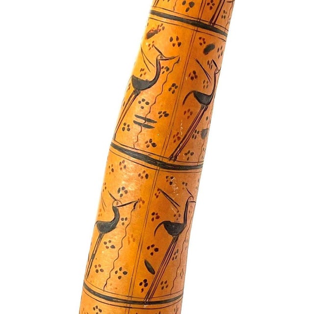 Vintage African musical instrument known as the Shantu (percussion flute). This instrument is played exclusively by women...