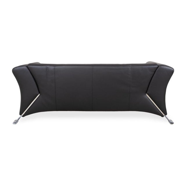 Leather and Metal 322 Two-Seater Sofa from Rolf Benz For Sale - Image 11 of 13