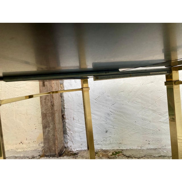 Console Table attributed to Guy Lefevre for Maison Jansen, 1970s For Sale - Image 14 of 15