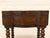 Wood Vintage Spanish Revival Sewing Side Table With Barley Twist Legs For Sale - Image 7 of 8
