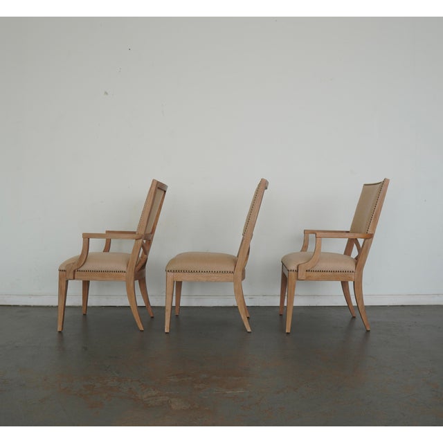 Wood Tommy Bahama Los Altos Alderman Dining Chairs (Set of 6) For Sale - Image 7 of 16