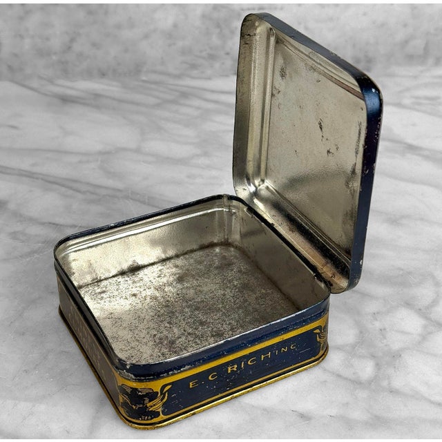 Antique Art Nouveau "Rich's Chinese Cumquat" Advertising Candy Tin Box For Sale - Image 10 of 11