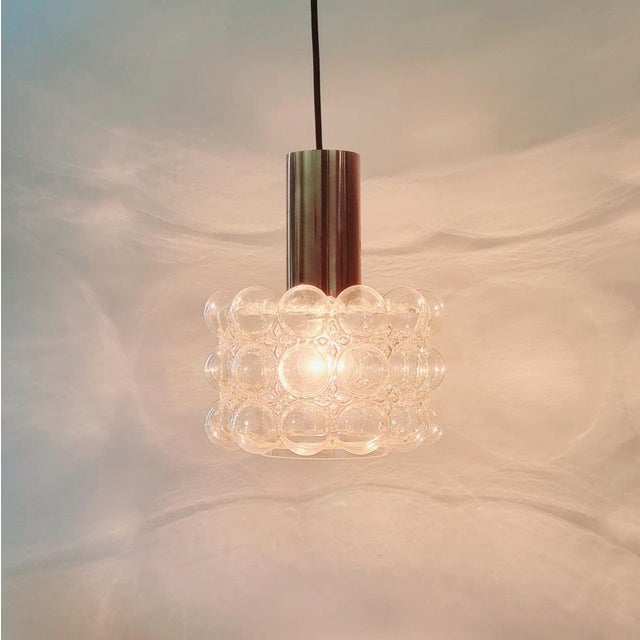 Gold Mid-Century Modern Bubble Glass Ceiling Lamp by Helena Tynell for Limburg, Germany, 1960s For Sale - Image 8 of 13