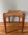 Mid-Century Modern Peder Kristensen for Glyngore Stolefabrik Danish Teak and Paper Cord Stool For Sale - Image 3 of 12