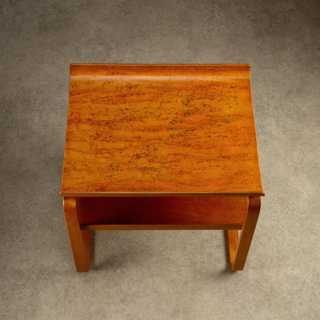 Wood Model 915 Table in Karelian Birch by Alvar Aalto, Finland, 1930s For Sale - Image 7 of 18