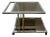 Service / Roller Table in Chromed and Golden Brass from Belgo Chrom / Dewulf Selection, 1960s For Sale