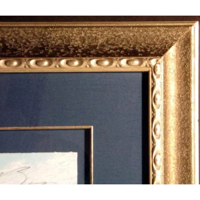 Earl Biss "Crazy Dogs in the Sun" Custom Frame Hand Signed Print For Sale - Image 4 of 7