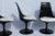 Black 1960s Knoll-Style Black Dining Set For Sale - Image 8 of 11