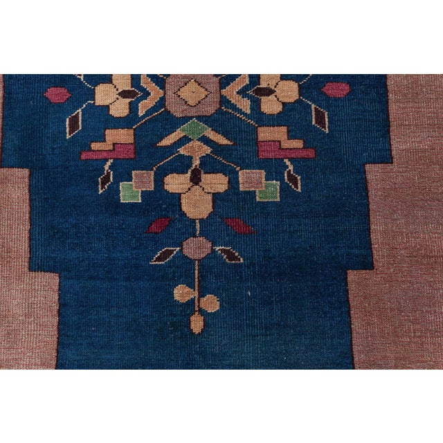 Art Deco Doris Leslie Blau Vintage Chinese Art Deco Rug For Sale - Image 3 of 9