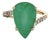 Natural Emerald Diamond Ring Size 7 14k Y Gold 7.17 TCW Certified For Sale