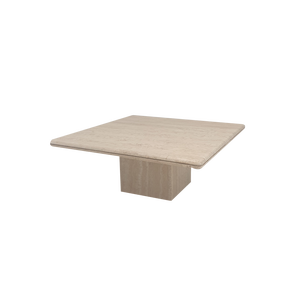 Italian Travertine Coffee Table, 1980s
