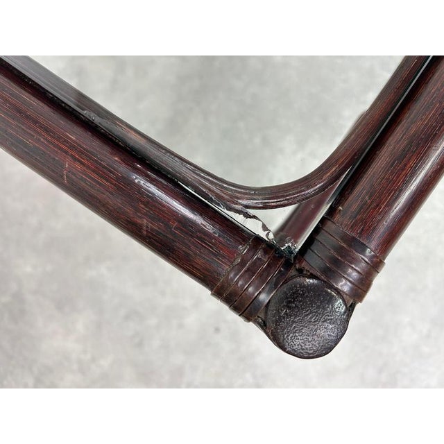 Wood Mid-Century Modern Bamboo Low Table from Gervasoni, 1970s For Sale - Image 7 of 9