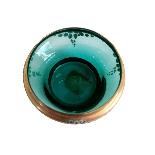 1950s Pauly & C. Murano Enamel and 24k Gold Leaf Trinket Box W/ a Goldonian Gentleman For Sale - Image 5 of 7