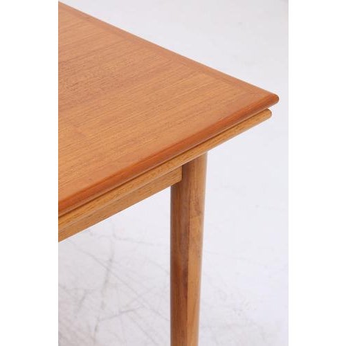 Vintage Extendable Teak Dining Table For Sale - Image 9 of 16
