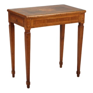 Neoclassical Coffee Table in Walnut For Sale