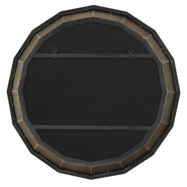 2020s Neve Bronze Round Mirror For Sale - Image 5 of 5