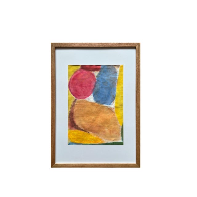 Olga Meyzinger, Provençal Fragments, 2026, Acrylic on Fabric, Framed For Sale - Image 4 of 4
